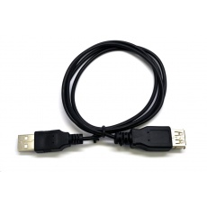 C-TECH kabel USB 2.0 A-A prodlužovací 1,8m