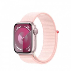 APPLE Watch Series 9 GPS 41mm Pink Aluminium Case with Light Pink Sport Loop APPLE Watch Series 9 GPS 41mm Pink Aluminium Case with Light Pink Sport Loop