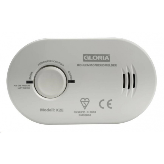 CONRAD Detektor úniku  oxidu uhelnatého na baterii Gloria 25185500.0000