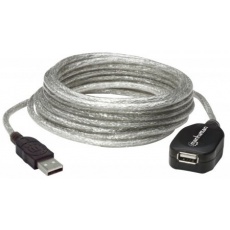 MANHATTAN Kabel USB 2.0 A-A aktivní prodlužovací 5m, Daisy-Chainable