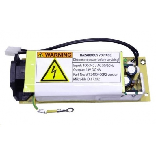 MikroTik 24V4APOW - 24V, 4A náhradní napájecí zdroj pro CCR1016 a CCR1036