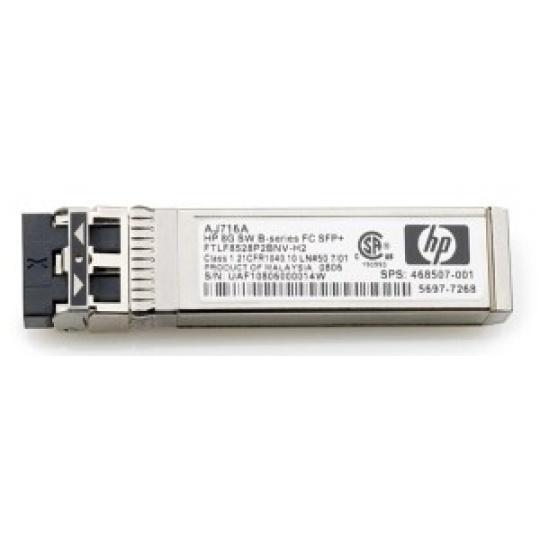 HP Optical Transceiver (FC SFP+s) 8Gb Short Wave B-Series 1 Pack for