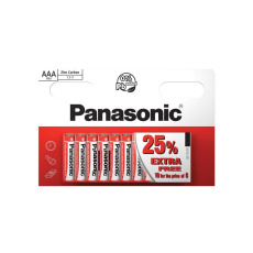 PANASONIC Zinkouhlíkové baterie Red Zinc R03RZ/10HH AAA 1,5V (Blistr 10ks) PANASONIC Zinkouhlíkové baterie Red Zinc R03RZ/10HH AAA 1,5V (Blistr 10ks)