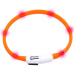 KARLIE svit.LED obojek pro kocky 35cm oranzovy