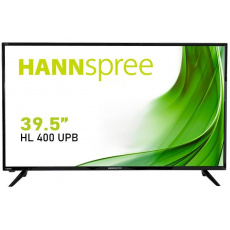 HANNspree HL400UPB 39,5" monitor, Full HD 1920x1080, 16:9, 2x HDMI, VGA, USB media player HANNspree HL400UPB 39,5" monitor, Full HD 1920x1080, 16:9, 2x HDMI, VGA, USB media player