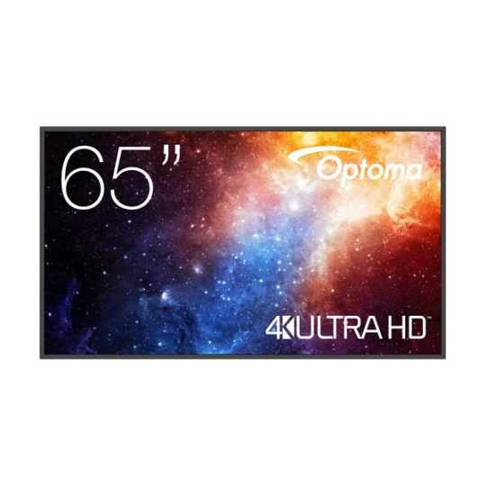 Optoma FPD N3651K 65" -  4K UHD / Android 11 / 450 nits / 4GB RAM / 32GB ROM / 2x 10W speaker, rozbalen