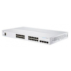 Cisco switch CBS350-24T-4G-EU (24xGbE,4xSFP,fanless) - REFRESH