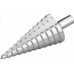 Extol Premium (8801166) vrták stupňovitý, ?6-39mm, stupňování po 3mm, 12 otvorů, stopka ?10mm, délka 101mm, HSS
