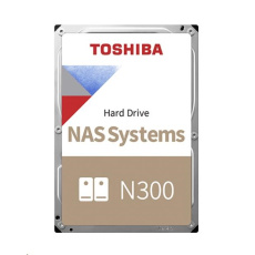 TOSHIBA HDD N300 NAS 14TB, SATA III, 7200 rpm, 512MB cache, 3,5", RETAIL