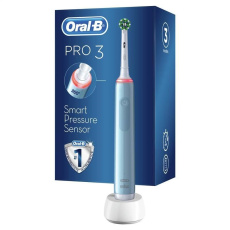 Oral-B Pro 3 3000 Cross Action Blue zubní kartáček Oral-B Pro 3 3000 Cross Action Blue zubní kartáček