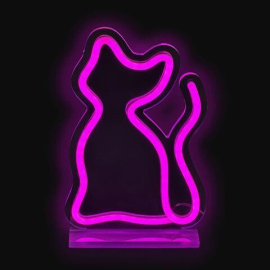 2Kids Toys LED NEON LIGHT lampička Kočka 2Kids Toys LED NEON LIGHT lampička Kočka