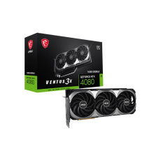 MSI VGA NVIDIA GeForce RTX 4080 VENTUS 3X E OC 16G, RTX 4080, 16GB GDDR6X, 2xDP, 2xHDMI MSI VGA NVIDIA GeForce RTX 4080 VENTUS 3X E OC 16G, RTX 4080, 16GB GDDR6X, 2xDP, 2xHDMI