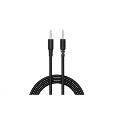 WG Propojovací AUX kabel Jack 3,5mm / 1m / black