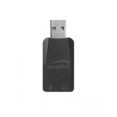 SPEED LINK zvuková karta externí VIGO USB Sound Card, černá
