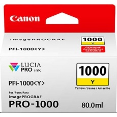 Canon CARTRIDGE PFI-1000Y žlutá pro ImagePROGRAF PRO-1000 (329 str.) Canon CARTRIDGE PFI-1000Y žlutá pro ImagePROGRAF PRO-1000 (329 str.)