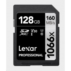 Lexar Professional 1066x SDXC U3 (V30) UHS-II R160/W120 128GB Lexar Professional 1066x SDXC U3 (V30) UHS-II R160/W120 128GB