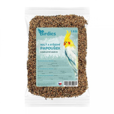 Birdies krmivo standard pro malé a střední papoušky 1kg