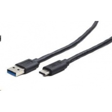 GEMBIRD USB 3.0 AM na Type-C kabel (AM/CM), 1,8m, černý