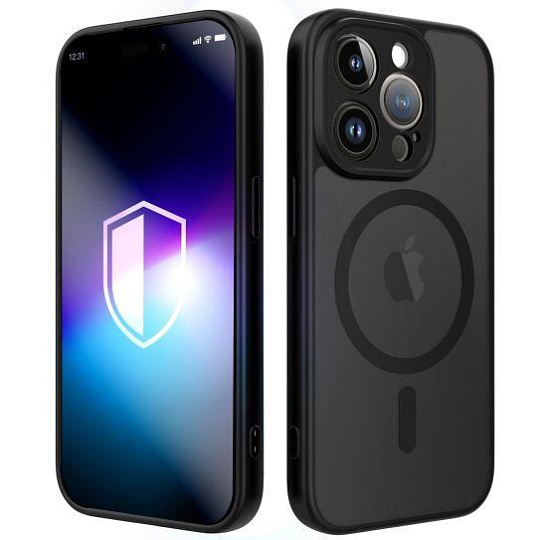 3mk ochranný kryt Misty MagCase Black pro Apple iPhone 15 Pro