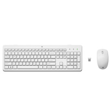 HP 230 Wireless Mouse and Keyboard Combo (White) CZ/SK - bezdrátová klávesnice a myš HP 230 Wireless Mouse and Keyboard Combo (White) CZ/SK - bezdrátová klávesnice a myš