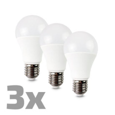 ECOLUX LED žárovka 3-pack, klasický tvar, 12W, E27, 3000K, 270°, 980lm, 3ks v balení ECOLUX LED žárovka 3-pack, klasický tvar, 12W, E27, 3000K, 270°, 980lm, 3ks v balení