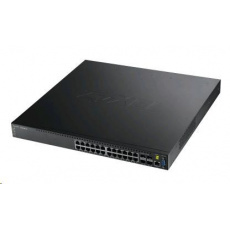 Zyxel GS3700-24 28-port Gigabit L2+ Managed Switch, 24x gigabit RJ45, 4x gigabit SFP