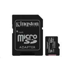 Kingston MicroSDXC karta 64GB micSDXC Canvas Select Plus 100R A1 C10 Card + SD adaptér