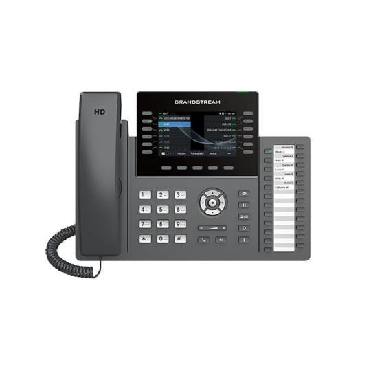 Grandstream GRP2636, VoIP telefon, 12 linek, 6 SIP účty, RJ9, USB, 2x RJ45, PoE, 4,3 displej"