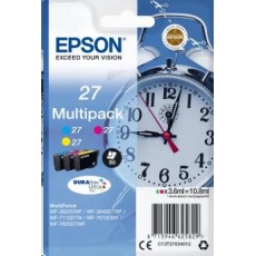 EPSON ink Multipack 3-colour "Budík" 27 DURABrite Ultra Ink EPSON ink Multipack 3-colour "Budík" 27 DURABrite Ultra Ink