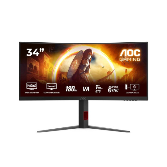 BAZAR - AOC MT 34" CU34G4 - 3440x1440,VA,180Hz,2xHDMI,DP,Pivot,Zakřivený - Poškozený obal (Komplet) BAZAR - AOC MT 34" CU34G4 - 3440x1440,VA,180Hz,2xHDMI,DP,Pivot,Zakřivený - Poškozený obal (Komplet)