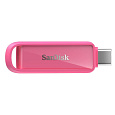 SanDisk Flash Disk 256GB iXpand Phone Drive USB-C, růžová