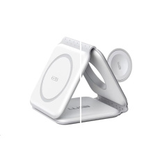 WG - Bezdrátová nabíječka WGMaxFlex 3in1 / Skládací / 15W+5W+2.5W / WG 42 / white