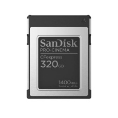 SanDisk CFexpress karta 320GB PRO-CINEMA Typ B (R:1700/W:1500 MB/s) SanDisk CFexpress karta 320GB PRO-CINEMA Typ B (R:1700/W:1500 MB/s)