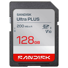 Sandisk Ultra PLUS SDXC karta 128GB UHS-I, V10, U1, C10, (200MB/s)