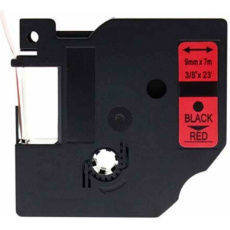 Xerox kompatibilní páska s DYMO 40917 S0720720, 9mm x 7m, černý tisk / červený podklad, D1 - ALLPRINT Xerox kompatibilní páska s DYMO 40917 S0720720, 9mm x 7m, černý tisk / červený podklad, D1 - ALLPRINT