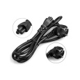 WG - Kabel napájecí WG Mickey Mouse / CEE 7/7 to IEC C5 / 1,5m / black