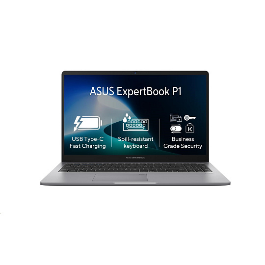 ASUS NTB ExpertBook P1 (P1503CVA-C316512X), Core 3 100U, 15.6" 1920 x 1080, 16GB, 512GB SSD, UHD, W11 Pro, Gray